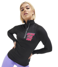 Women's half zip sports top