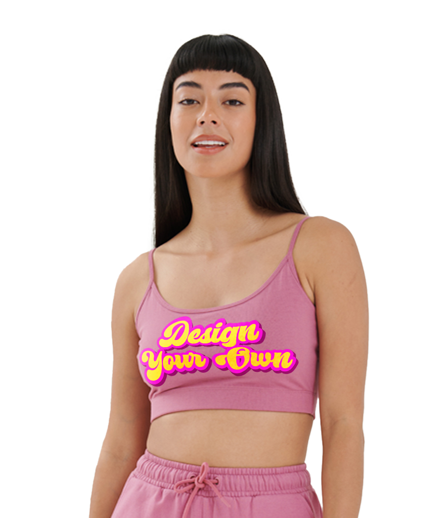 Sustainable cropped cami vest top
